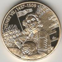(2004) Монета Восточно-Карибские штаты 2004 год 2 доллара "Генрих VII"  Позолота Медь-Никель  PROOF
